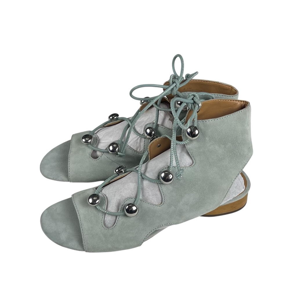Rebecca Minkoff Kyla Ghillie Suede Lace Up Sandals - Picture 5 of 14